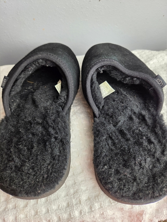 UGG Black Suede Slip-On Indoor Slippers main image 4